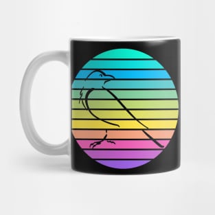 Raven Sunset Circle Mug